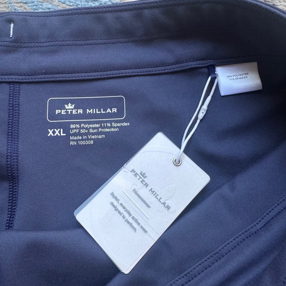 Peter Millar NWT Women's Essential Alice Petal Hem Navy Skort Size 2XL - Picture 8 of 10
